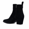 Stivaletti con tacco donna 1418 nero velluto