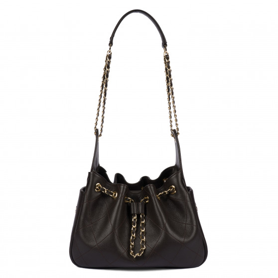 Borsa donna a tracolla 062g testa di moro