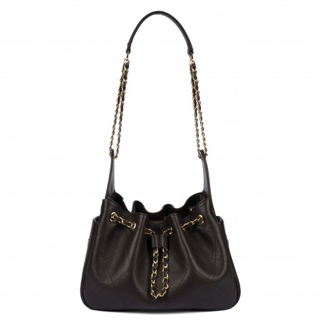 Borsa donna a tracolla 062g testa di moro