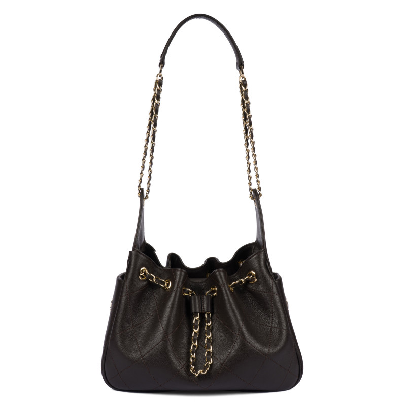 Borsa donna a tracolla 062g testa di moro