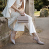 Sandali donna 1328 vernice sabbia lifestyle