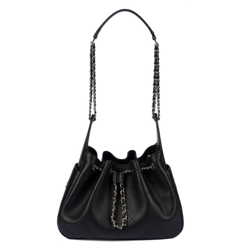 Borsa donna a spalla 062g 01 biz nero