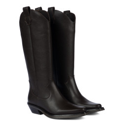 Stivali donna 3429 biz cioccolato