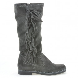 Stivali donna 3243 antracite velour