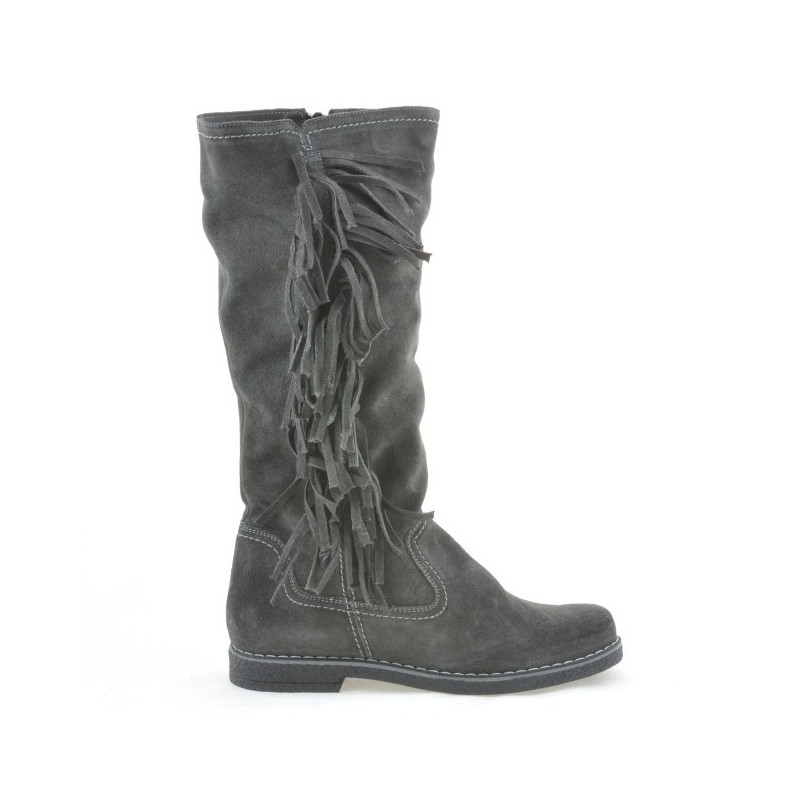 Stivali donna 3243 antracite velour