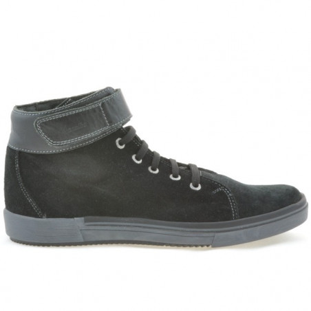 Stivaletti uomo 411 nero velluto