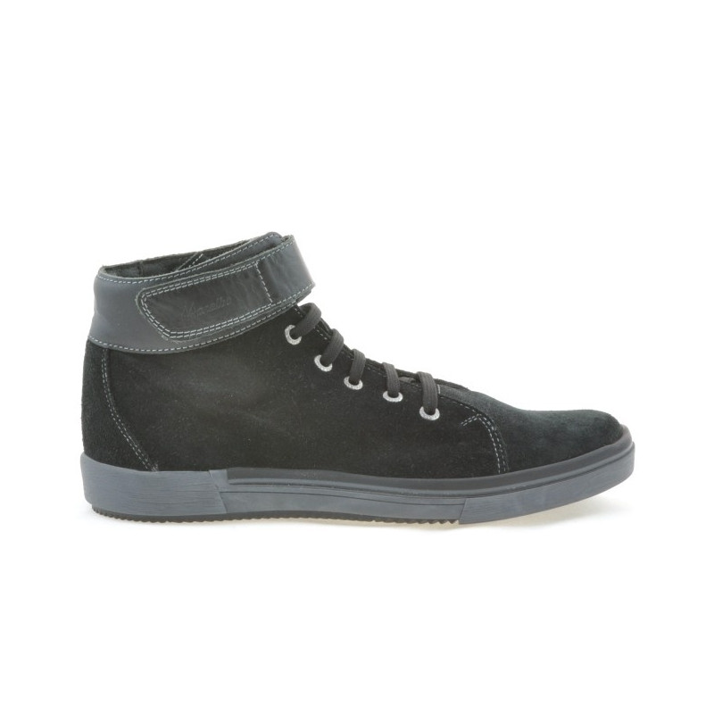 Stivaletti uomo 411 nero velluto