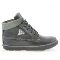 Stivaletti per bambini 3206 nero+grigio