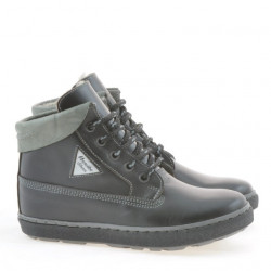 Stivaletti per bambini 3206 nero+grigio
