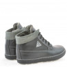 Stivaletti per bambini 3206 nero+grigio