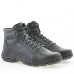 Stivali adolescenti 461 nero+grigio