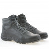 Stivali adolescenti 461 nero+grigio