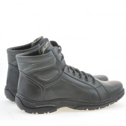 Stivali adolescenti 461 nero+grigio