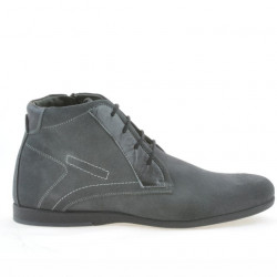 Stivaletti uomo 474 grigio camoscio