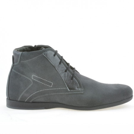 Stivaletti uomo 474 grigio camoscio