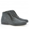 Stivaletti uomo 474 grigio camoscio