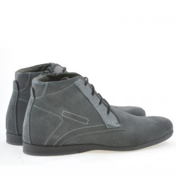 Stivaletti uomo 474 grigio camoscio