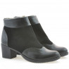 Stivaletti donna 3240 nero combinato