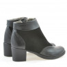 Stivaletti donna 3240 nero combinato
