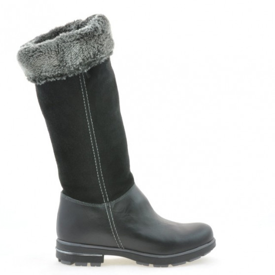Stivali bambini 3203 nero combinato