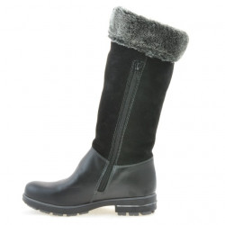 Stivali bambini 3203 nero combinato