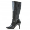 Stivali donna 1109 vernice nera+nero antilope