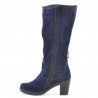 Stivali donna 3258 indaco velluto