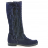 Stivali donna 3243 indaco velluto