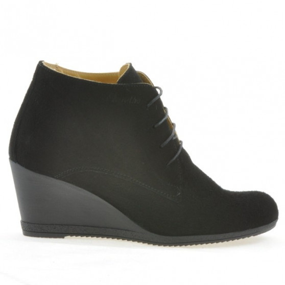 Stivaletti donna 3287 nero velluto
