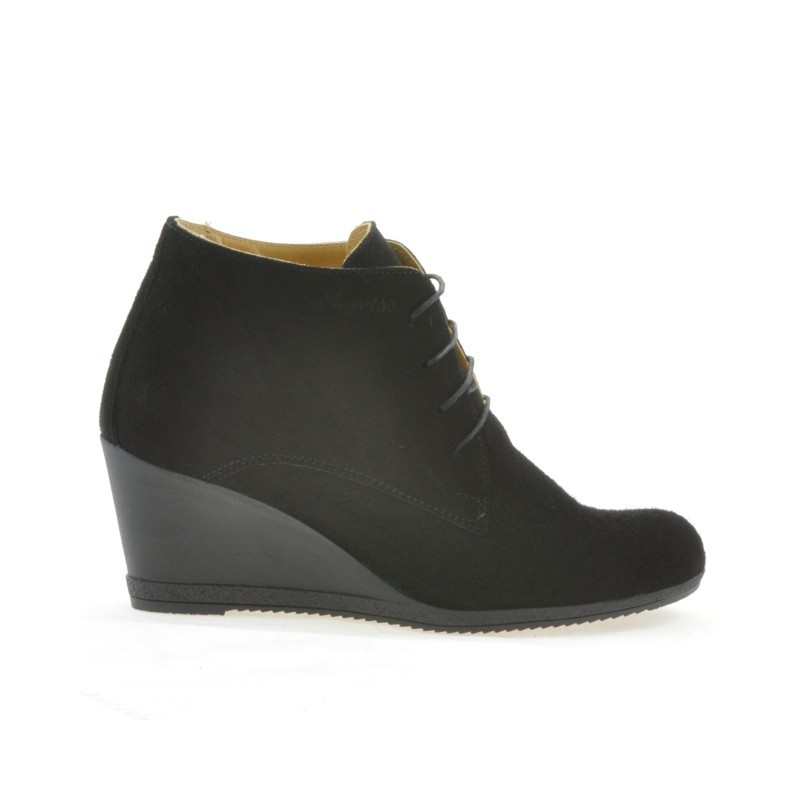 Stivaletti donna 3287 nero velluto