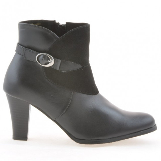 Stivaletti donna 1124 nero+nero antilope