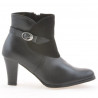 Stivaletti donna 1124 nero+nero antilope