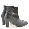 Stivaletti donna 1124 nero+nero antilope
