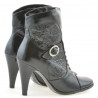 Stivaletti donna 1102 crep vernice nera