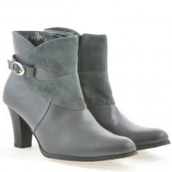 Stivaletti donna 1124 grigio combinato
