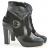 Stivaletti donna 1126 nero+nero antilope