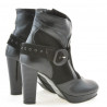 Stivaletti donna 1126 nero+nero antilope