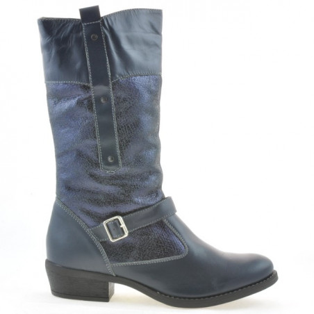 Stivali donna 225 indigo combinato