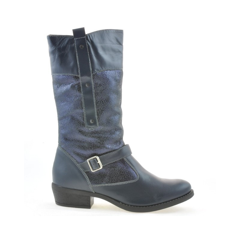 Stivali donna 225 indigo combinato