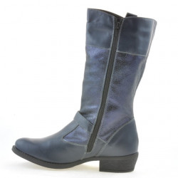 Stivali donna 225 indigo combinato