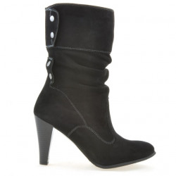 Stivali donna 1113 nero+nero antilope