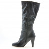 Stivali donna 1119 nero combinato