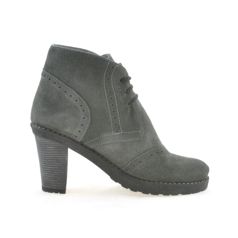 Stivali donna 3230 grigio velluto