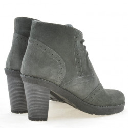 Stivali donna 3230 grigio velluto