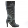 Stivali da donna 1119 nero+grigio