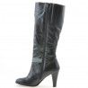 Stivali da donna 1119 nero+grigio