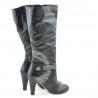 Stivali da donna 1119 nero+grigio