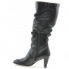 Stivali donna 1120 nero+nero antilope pic