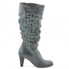 Stivali donna 1120 grigio+grigio antilope