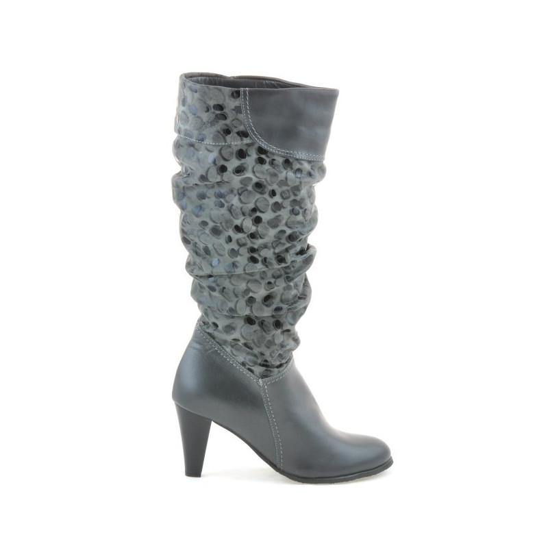 Stivali donna 1120 grigio+grigio antilope